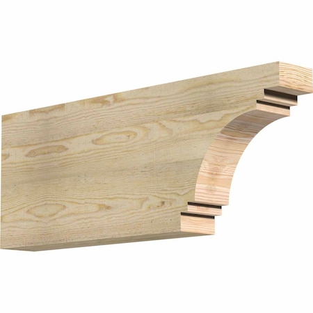 Ekena Millwork Pescadero Rough Sawn Rafter Tail, Douglas Fir, 4"W x 12"H x 32"L RFT04X12X32PEC00RDF